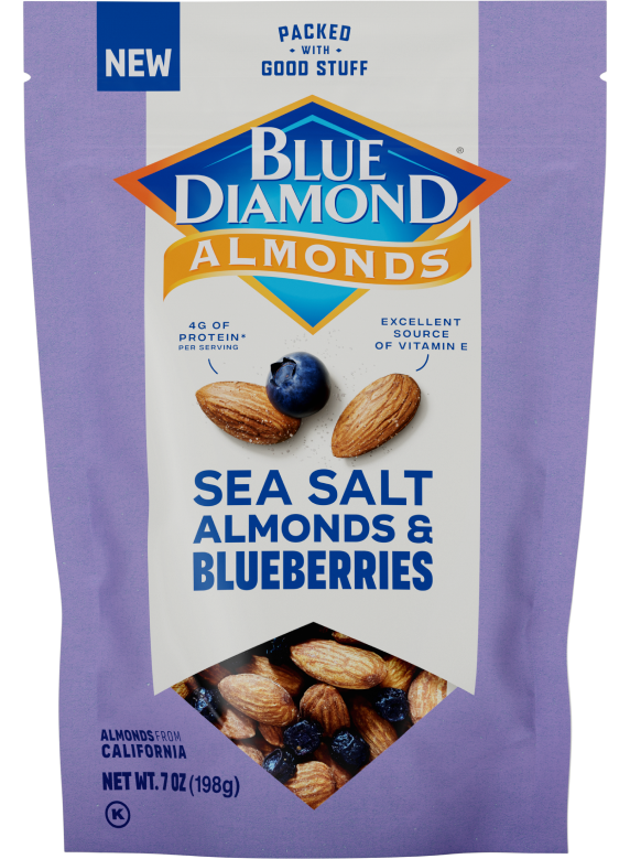 Sea Salt Almonds & Blueberry